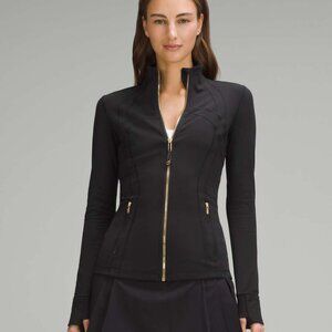 NWT Lululemon Define Jacket *Nulu (Hip Length) — Black & Gold